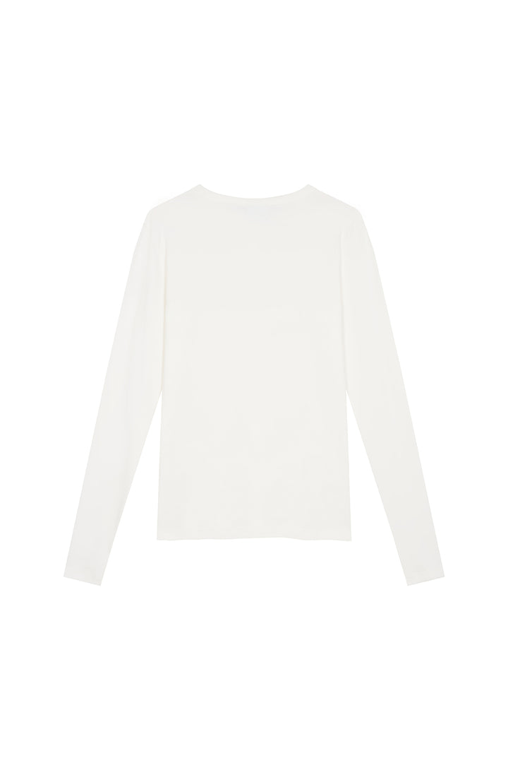 Rib Longsleeve Offwhite