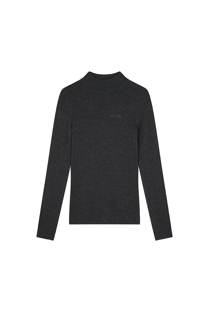 Knit Turtleneck Dark Grey