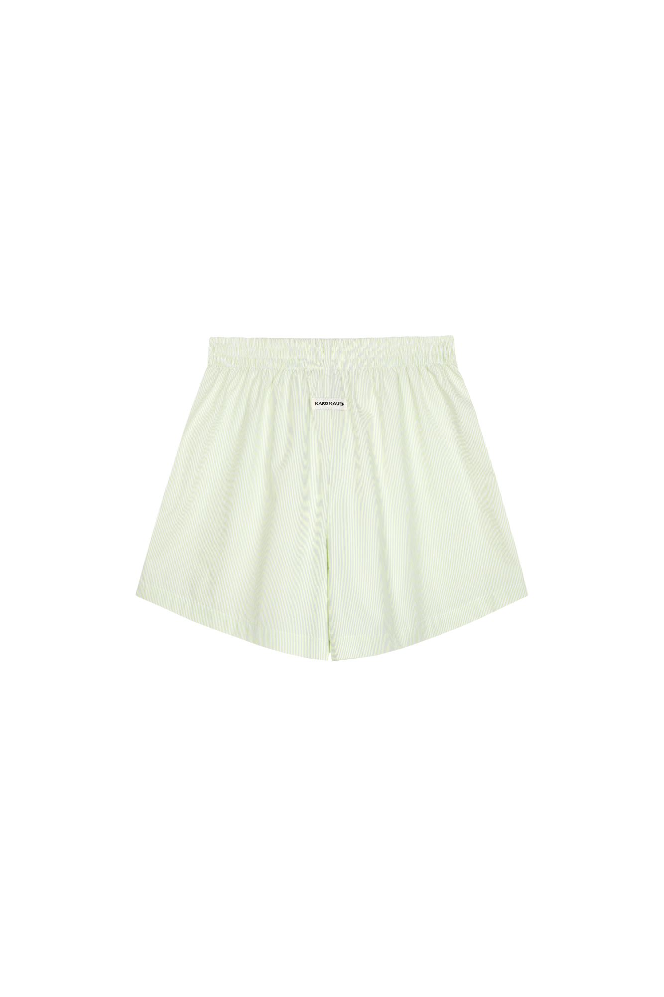 Woven Shorts Striped Matcha