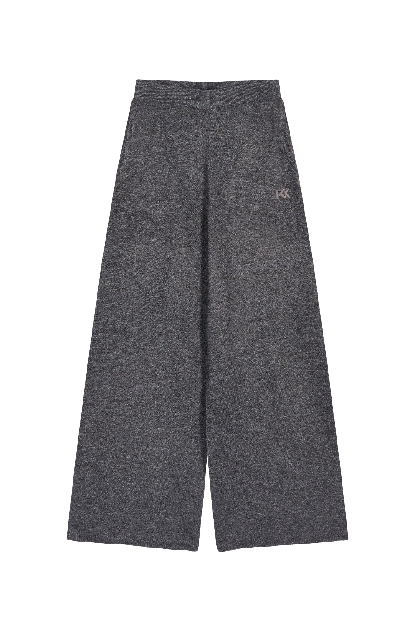 Knit Pants Dark Grey