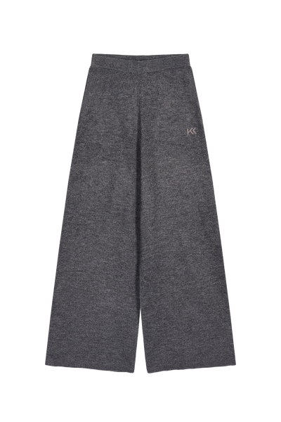 Knit Pants Dark Grey