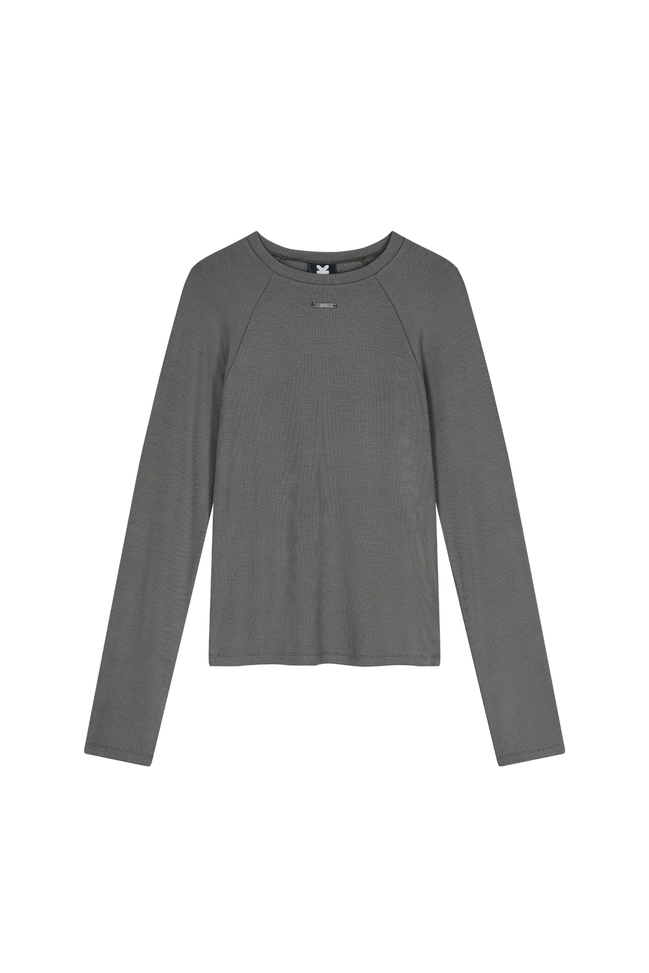 Rib Longsleeve Dark Grey