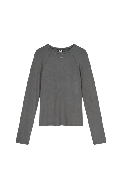 Rib Longsleeve Dark Grey