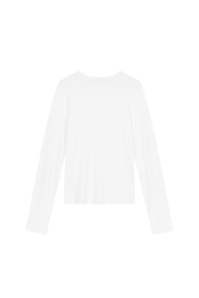 Rib Longsleeve White