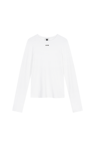 Rib Longsleeve White