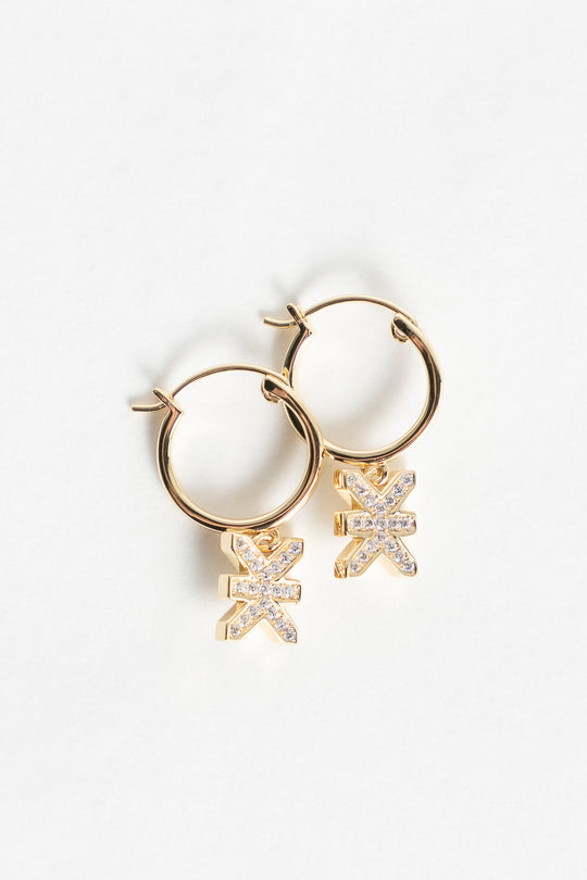 Alternative Ansicht von Logo Hoops Sparkle Gold  aus Bestseller – Kommunity Favorites Kollektion