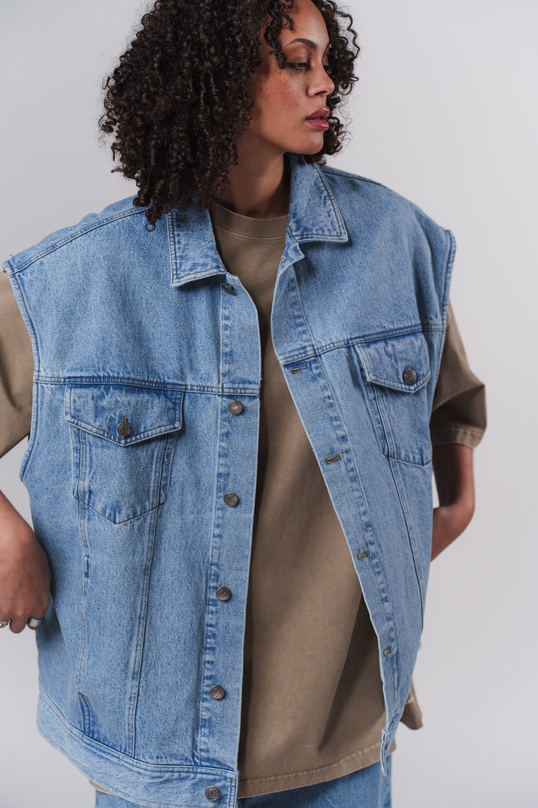 Denim Vest Blue - Karo Kauer Label