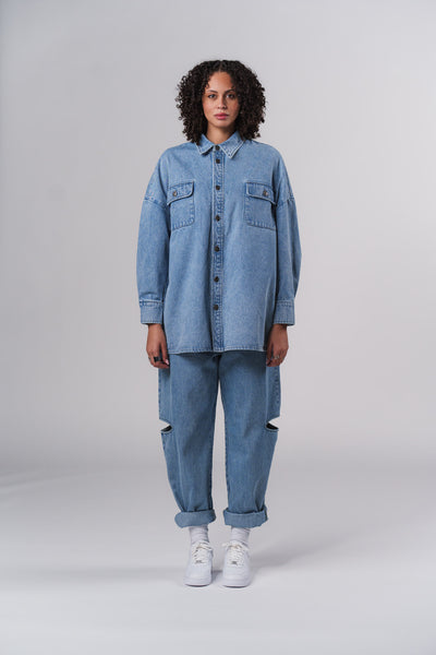 Denim Overshirt Blue