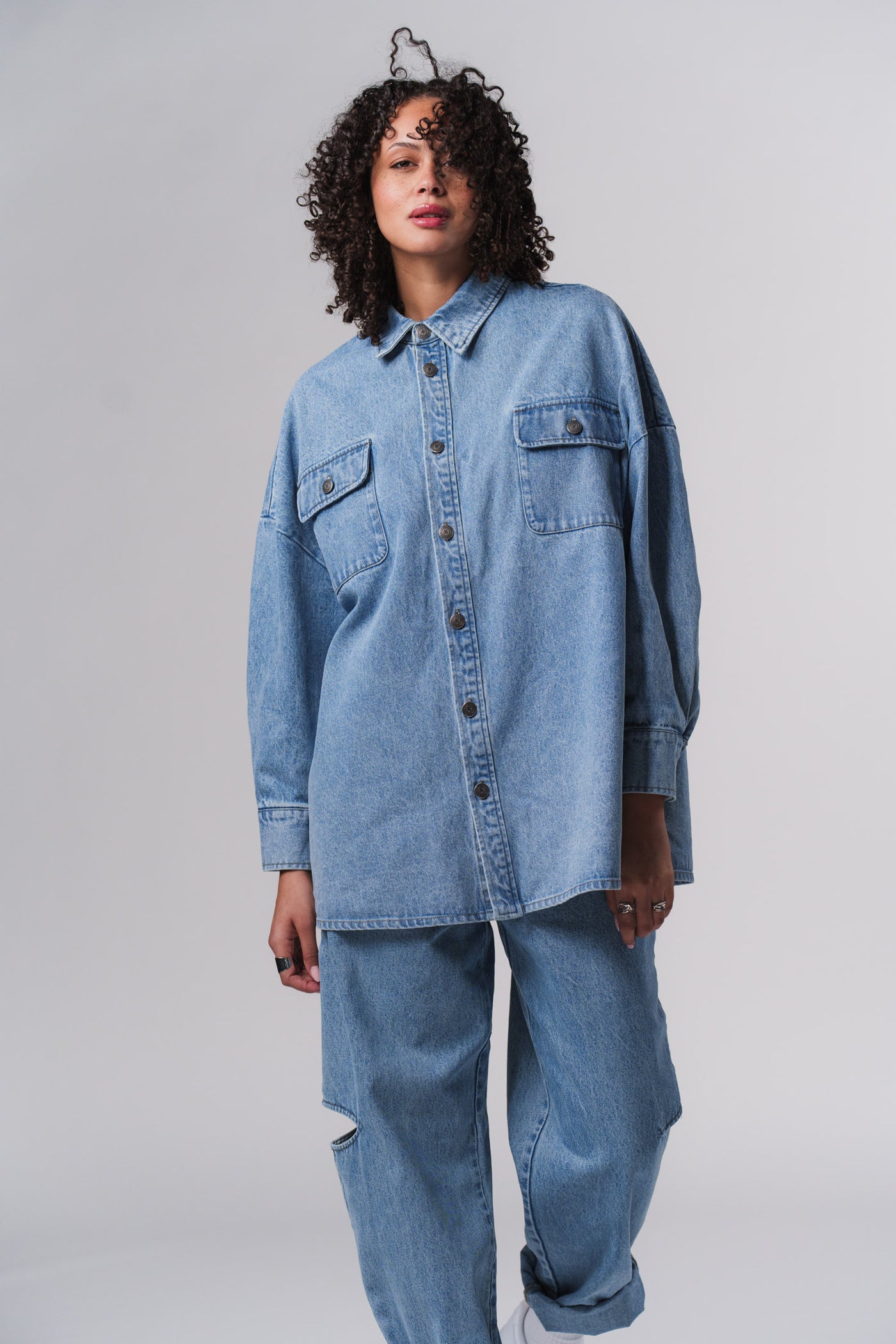 Denim Overshirt Blue