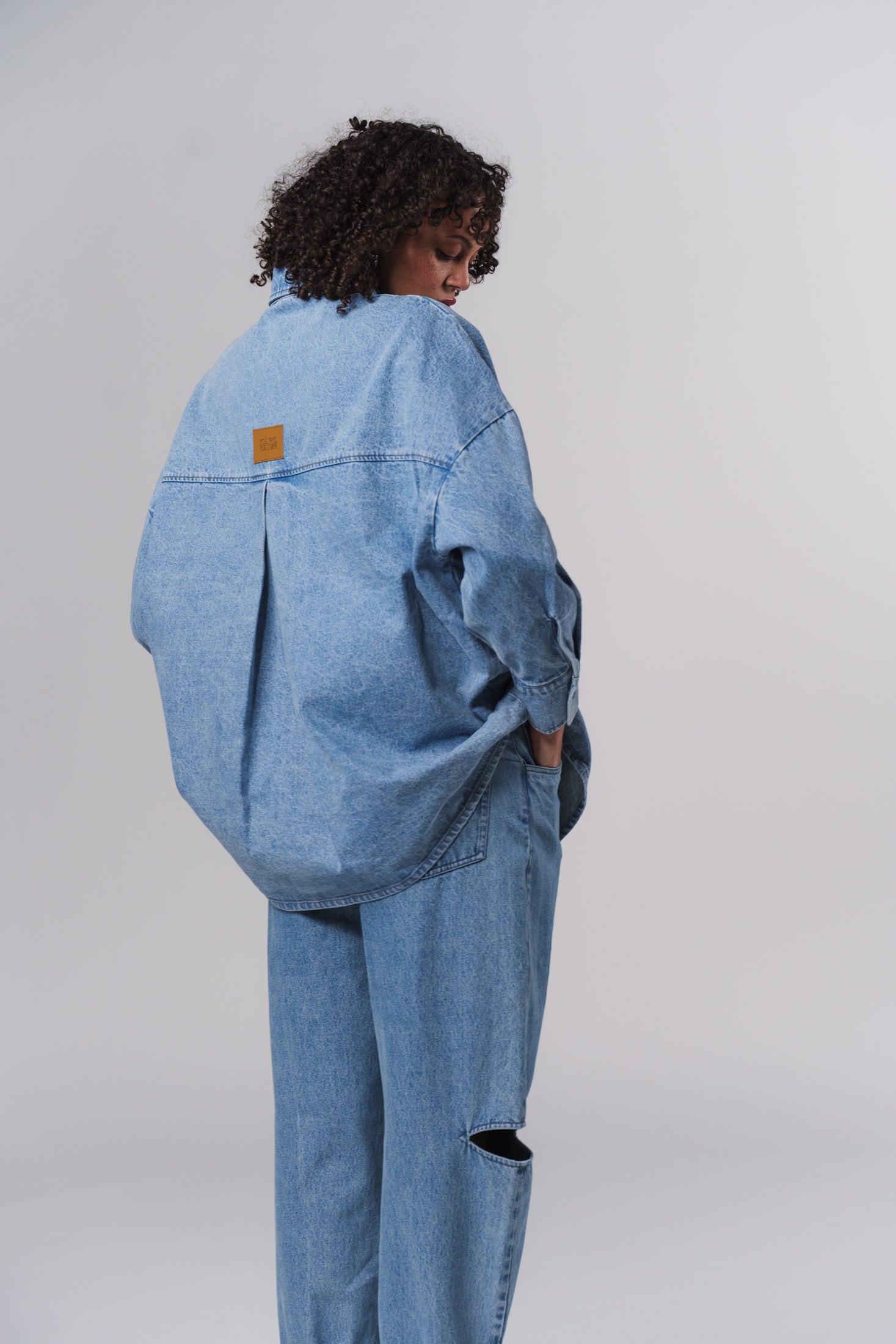 Denim Overshirt Blue - Karo Kauer Label