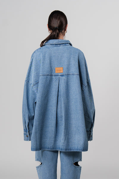 Denim Overshirt Blue