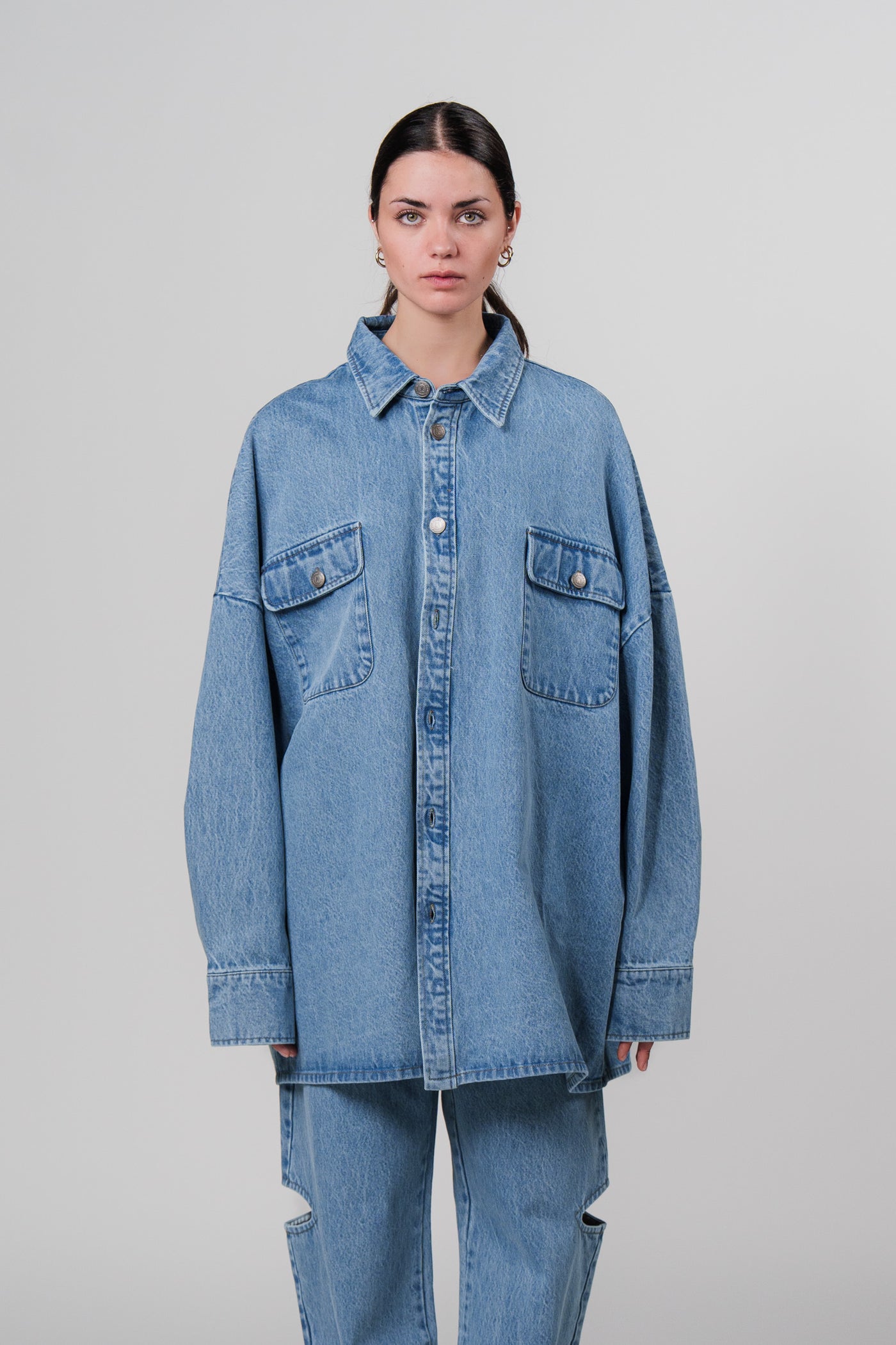 Denim Overshirt Blue