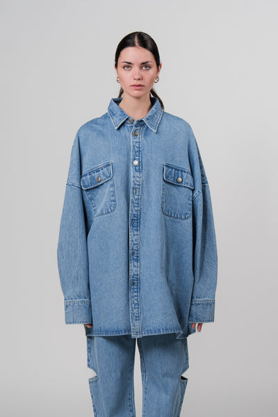 Denim Overshirt Blue