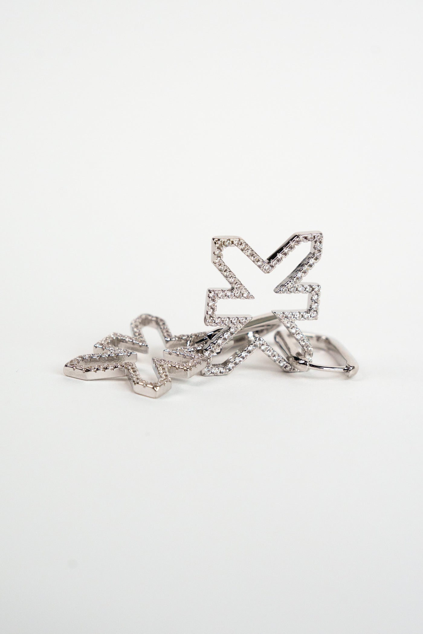 Oval Hoops Silver