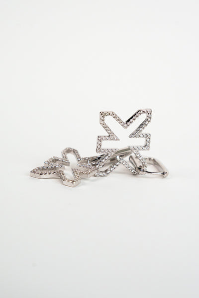 Oval Hoops Silver
