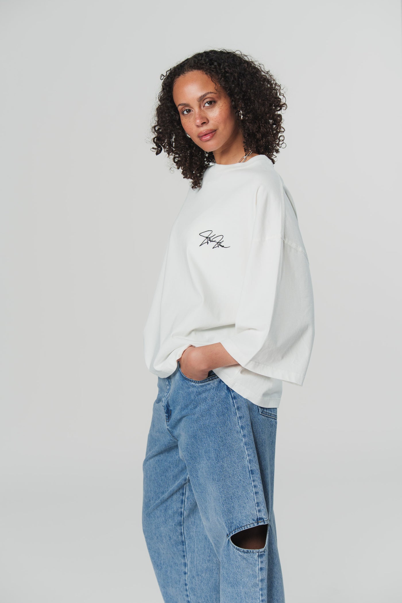 T-Shirt Cropped White
