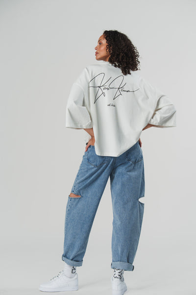 T-Shirt Cropped White