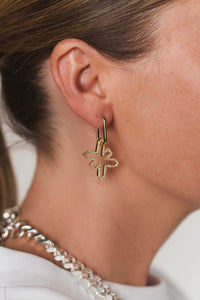 Oval Hoops Gold