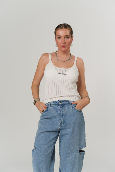 Knit Top White