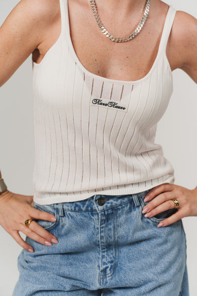 Knit Top White