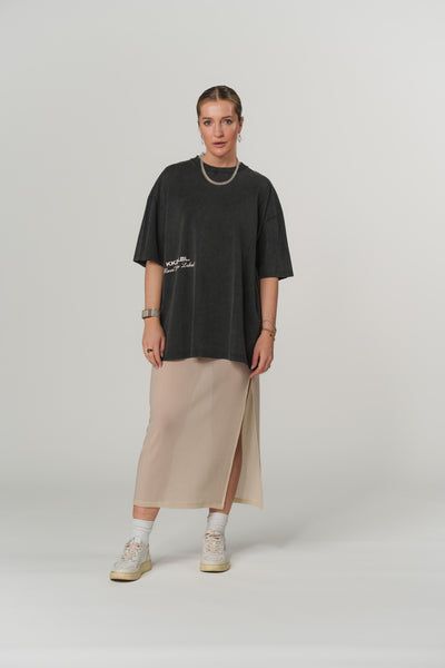 Mesh Skirt Creme