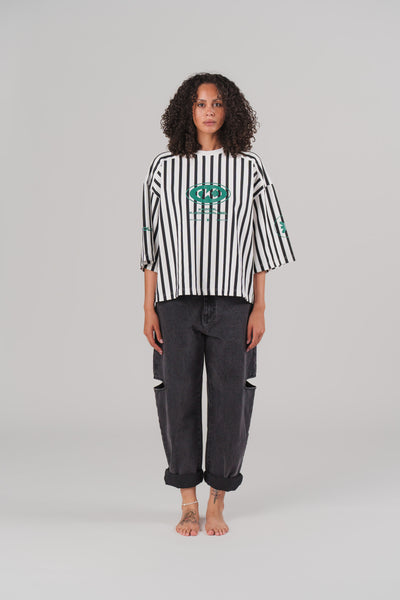 T-Shirt Cropped Stripes