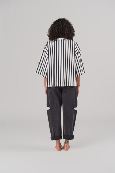 T-Shirt Cropped Stripes