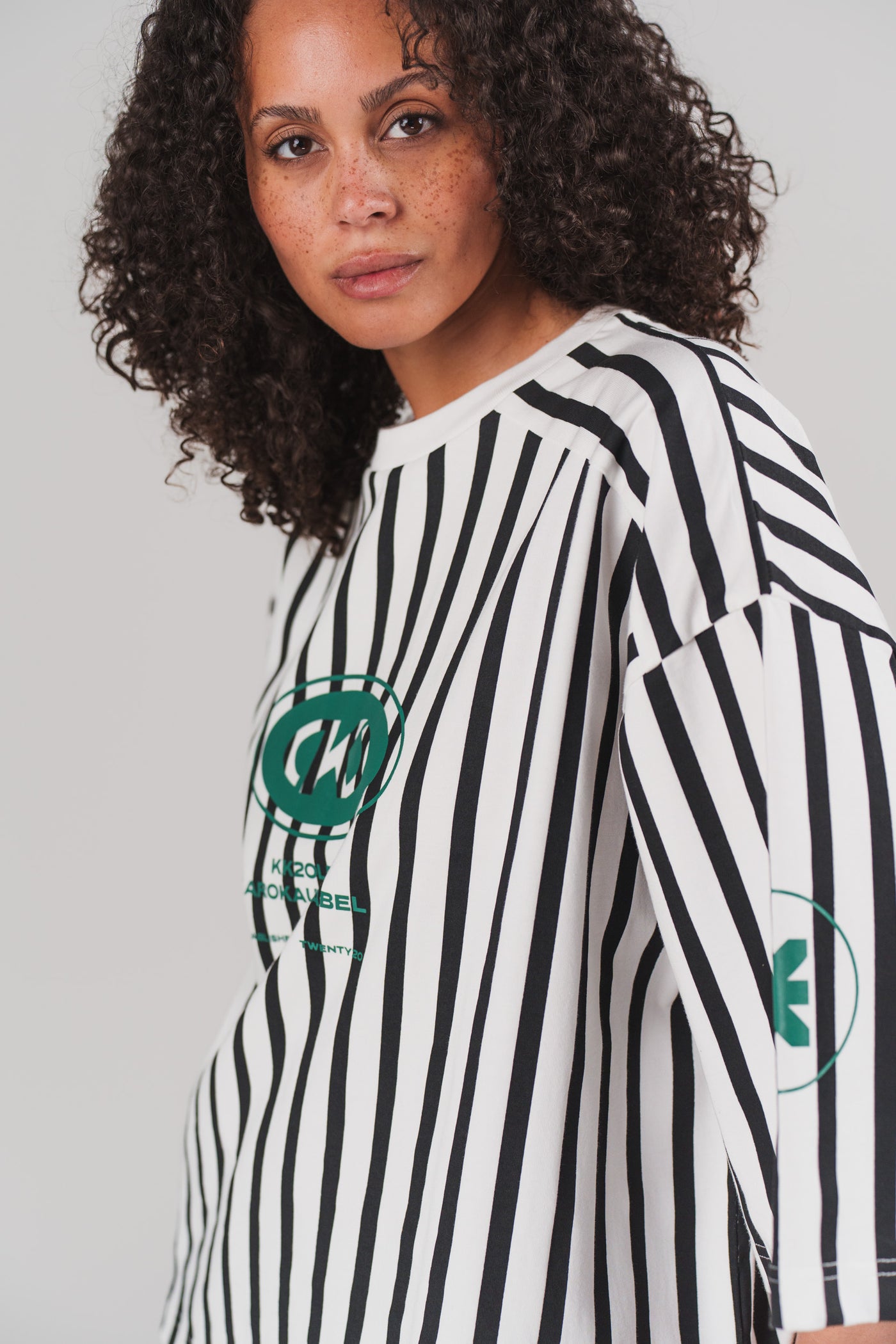 T-Shirt Cropped Stripes