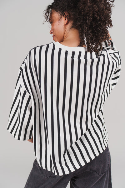 T-Shirt Cropped Stripes