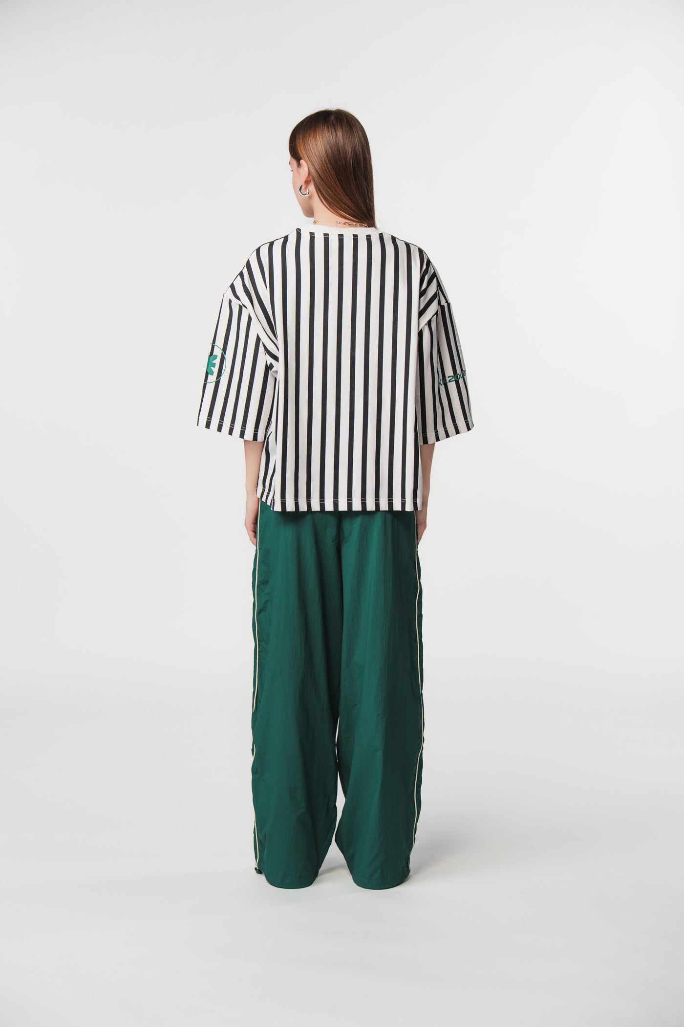 T-Shirt Cropped Stripes
