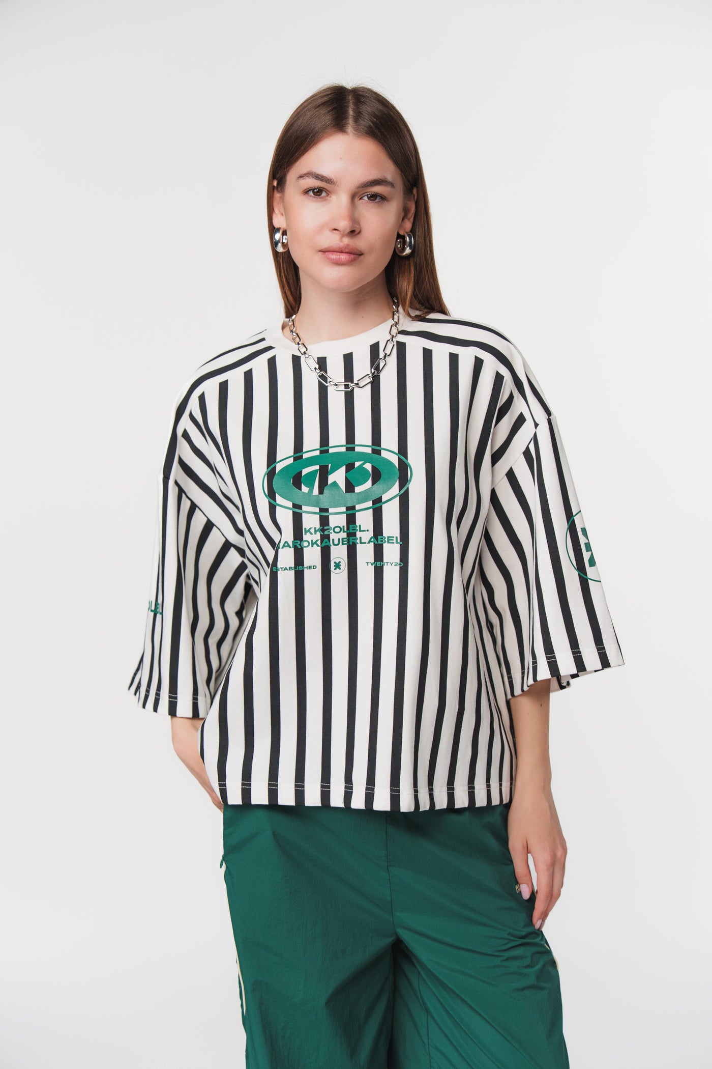 T-Shirt Cropped Stripes