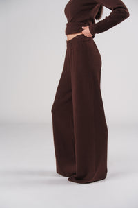 Knit Pants Brown