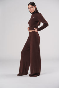 Knit Pants Brown