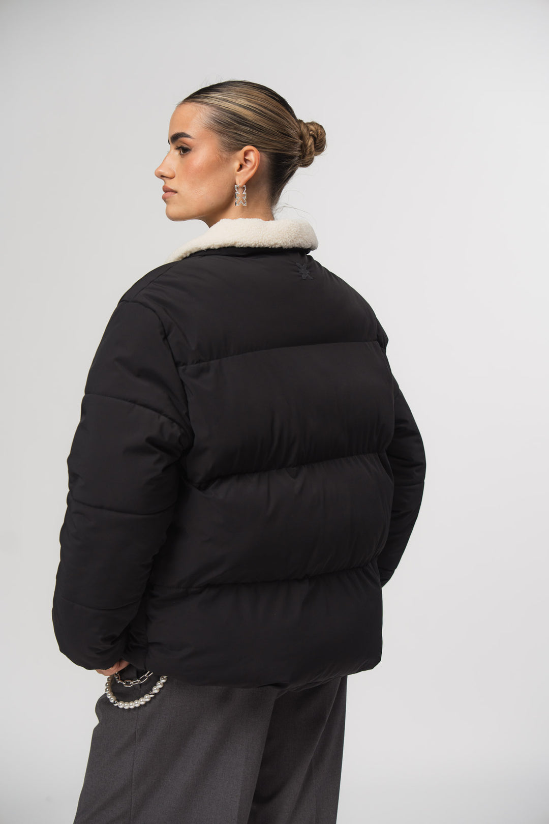 Oversize Puffer Jacket Black