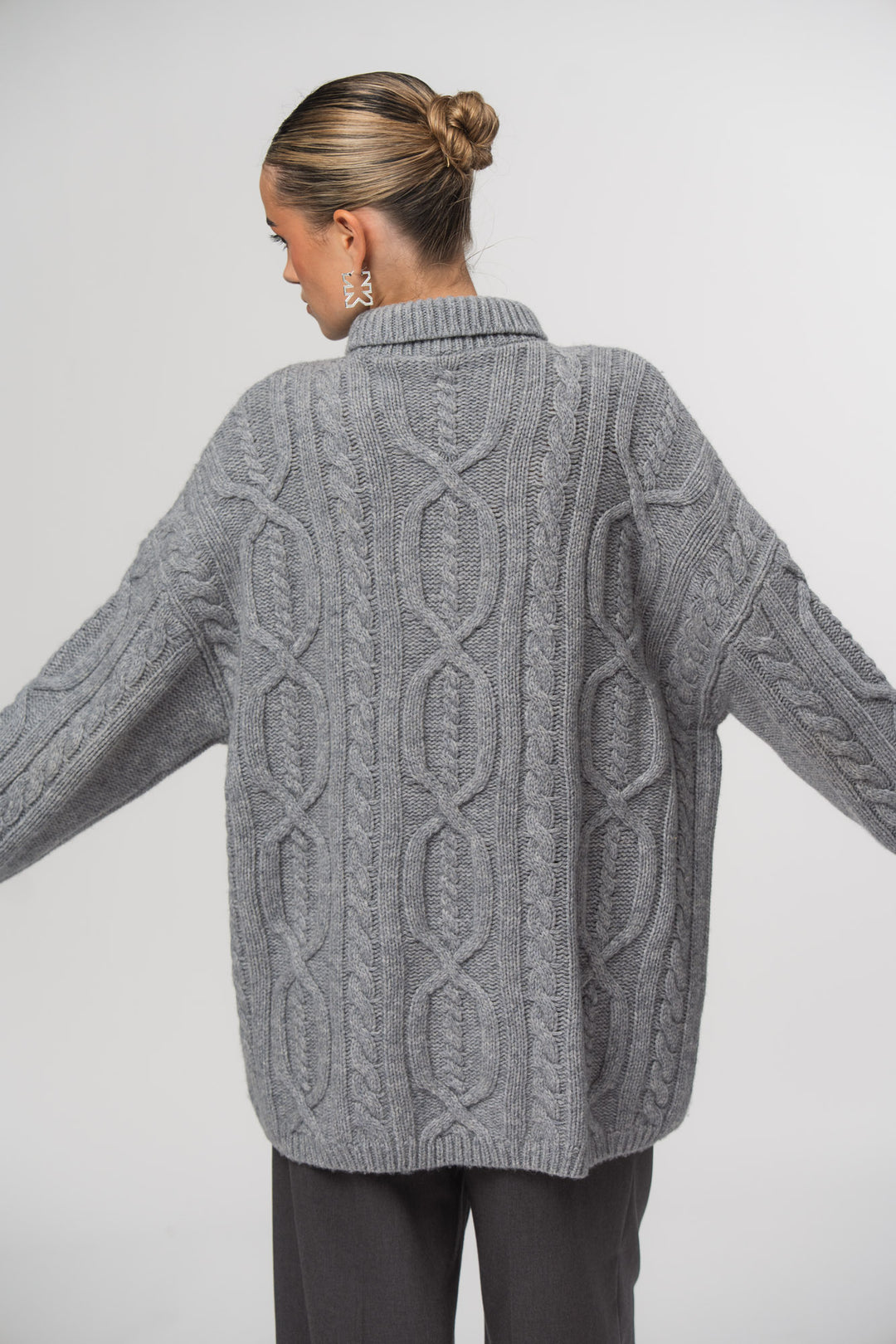Knit Sweater Dark Grey