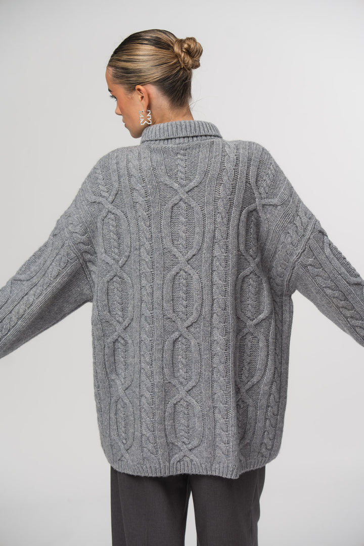 Knit Sweater Dark Grey