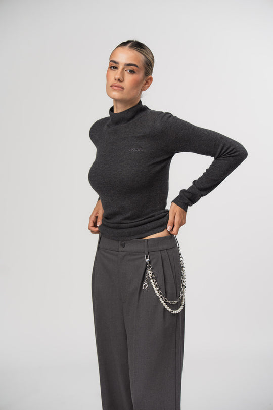 Bild von Knit Turtleneck Dark Grey  aus Story 526 Kollektion