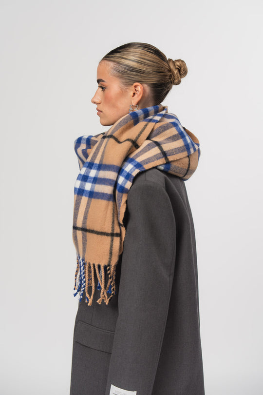 Alternative Ansicht von Scarf Checked Royal Blue  aus Story 526 Kollektion