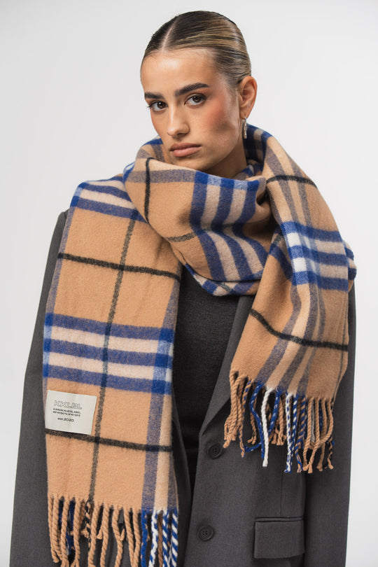 Bild von Scarf Checked Royal Blue  aus Story 526 Kollektion
