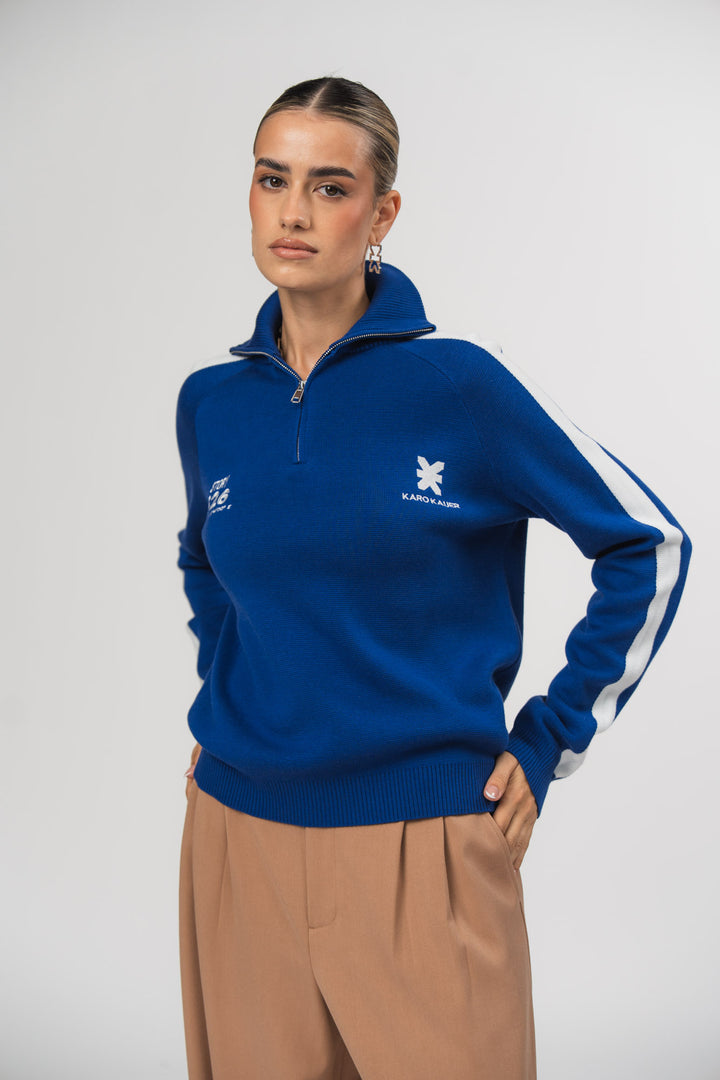 Knit Sweater Royal Blue
