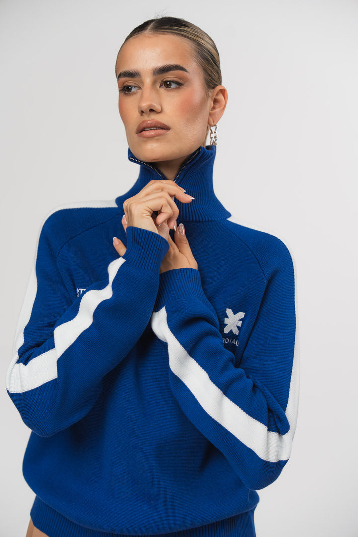 Knit Sweater Royal Blue
