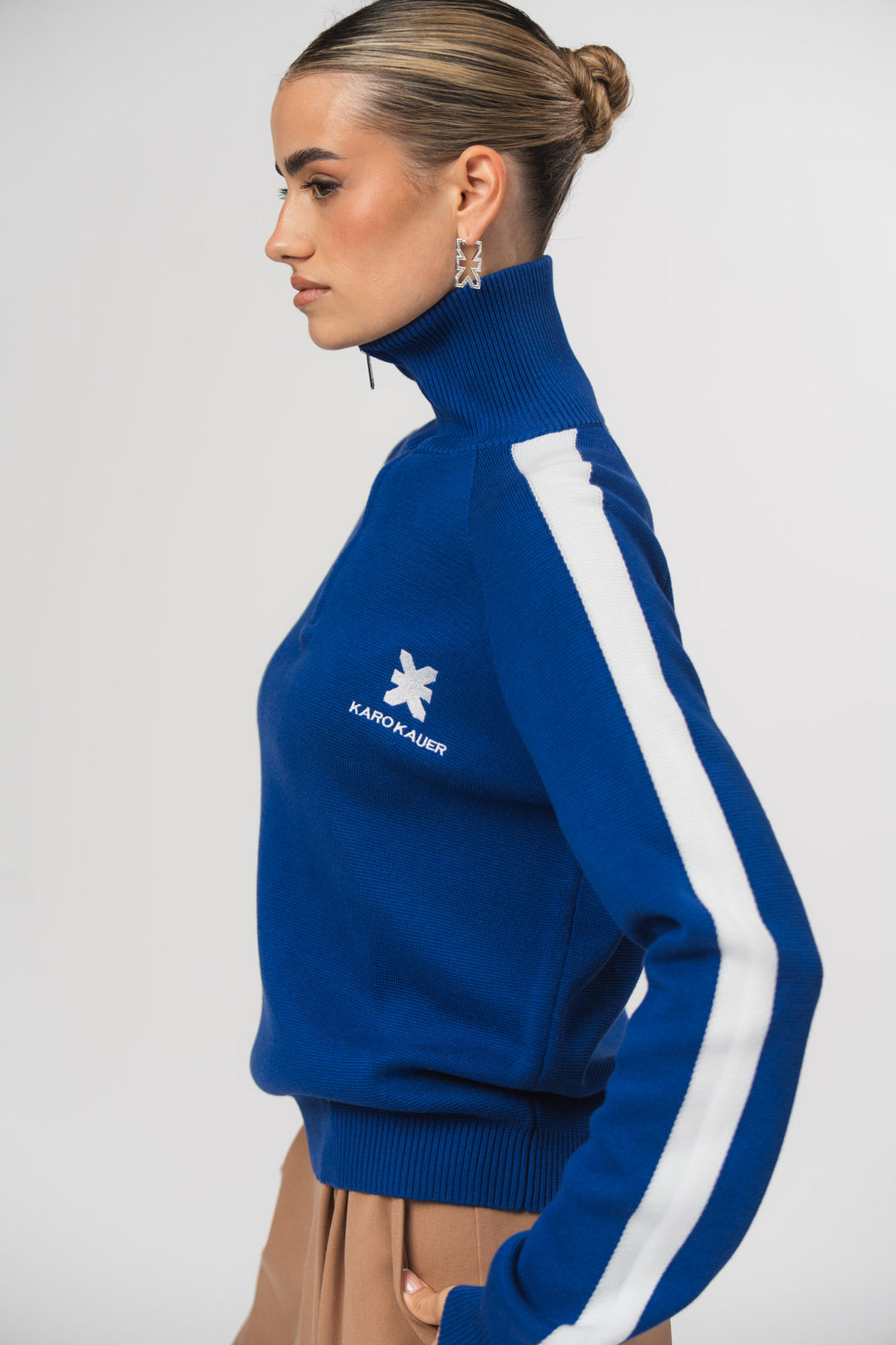 Knit Sweater Royal Blue