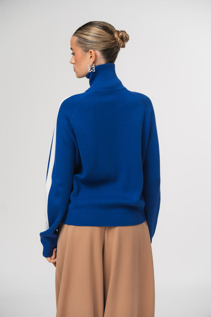 Knit Sweater Royal Blue