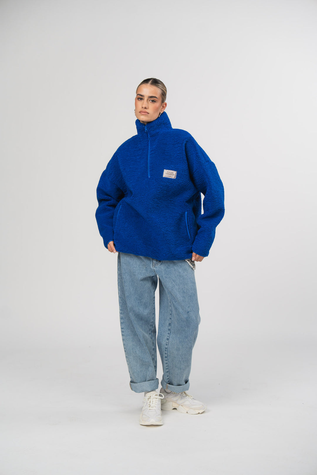 Teddy Sweater Royal Blue