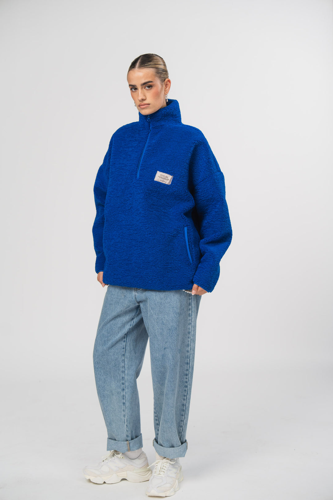 Teddy Sweater Royal Blue