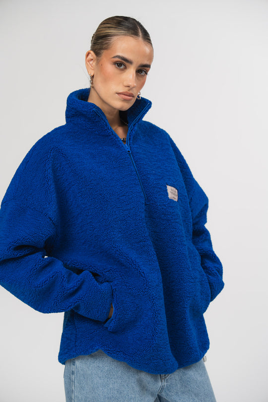 Bild von Teddy Sweater Royal Blue  aus Story 526 Kollektion