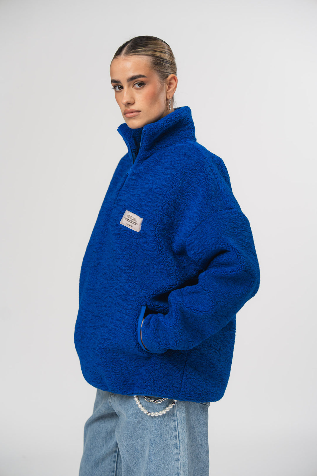 Teddy Sweater Royal Blue
