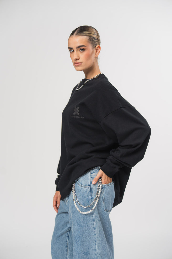 Longsleeve Royal Black