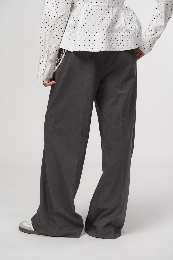 Woven Pants Dark Grey