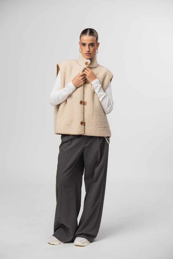 Reversible Teddy Vest